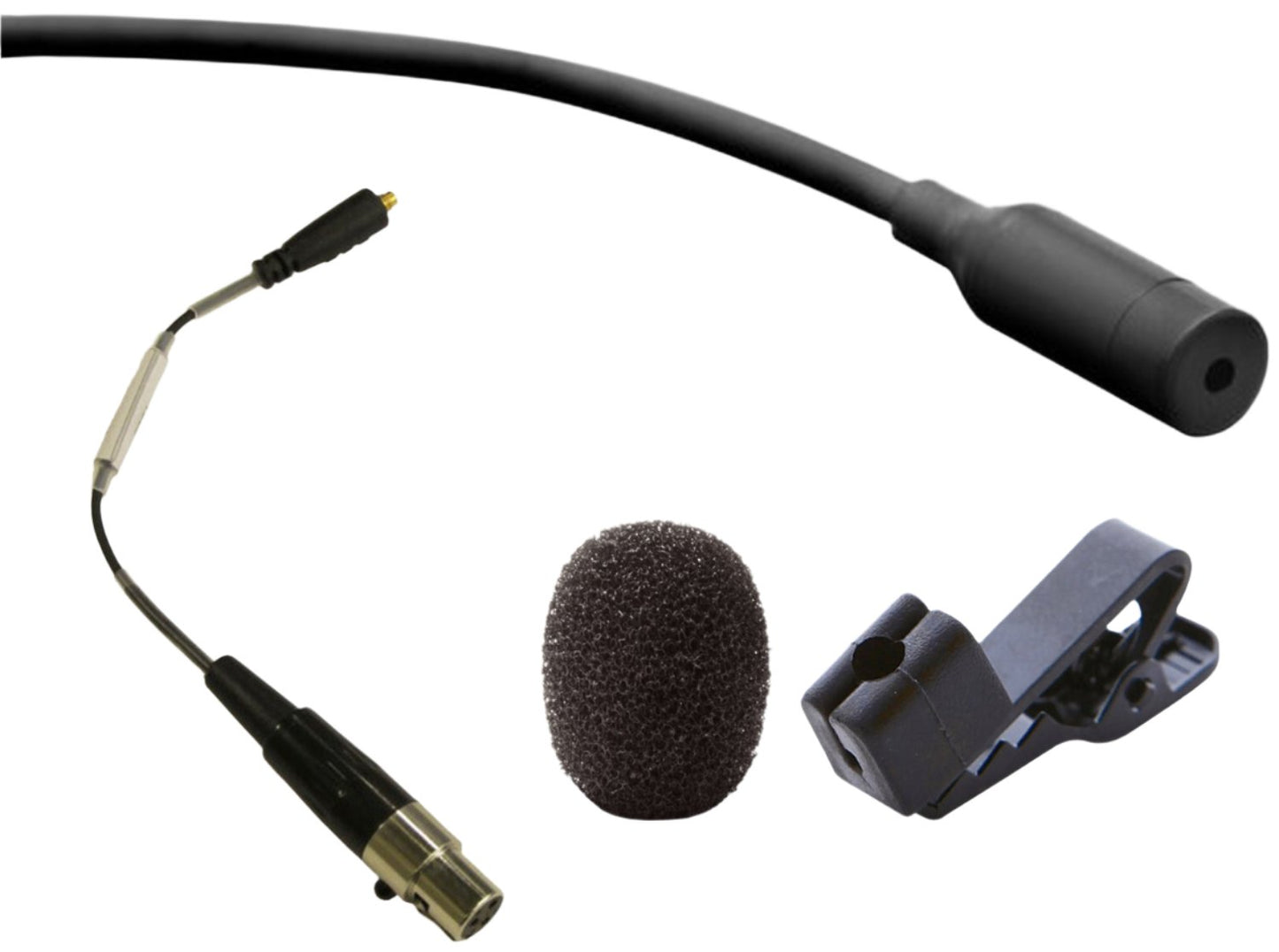 Point Source Audio CO-8WL-XTX SERIES8 Omni Lavalier Microphone for Telex - Black - PSSL ProSound and Stage Lighting