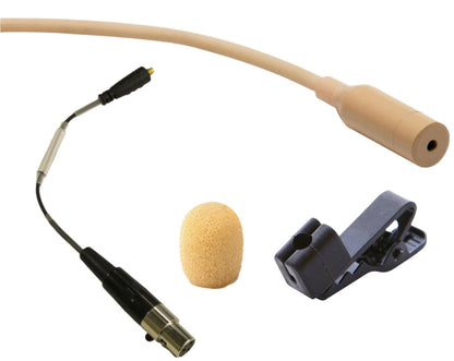 Point Source Audio CO-8WLH-XLE SERIES8 Omni Studio Lavalier Mic for Lectrosonics - Beige - PSSL ProSound and Stage Lighting