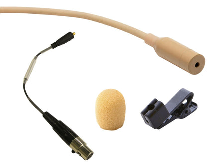 Point Source Audio CO-8WLH-XSH SERIES8 Omni Studio Lavalier Mic for Shure - Beige - PSSL ProSound and Stage Lighting