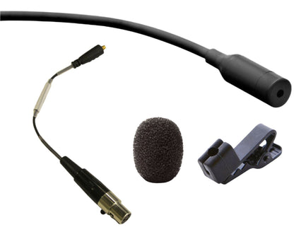 Point Source Audio CO-8WLH-XSH SERIES8 Omni Studio Lavalier Mic for Shure - Black - PSSL ProSound and Stage Lighting