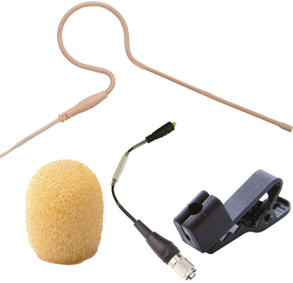 Point Source Audio CO-8WS-XATCH SERIES8 Omni Earworn Mic for Audio-Technica cH-Style - Beige - PSSL ProSound and Stage Lighting