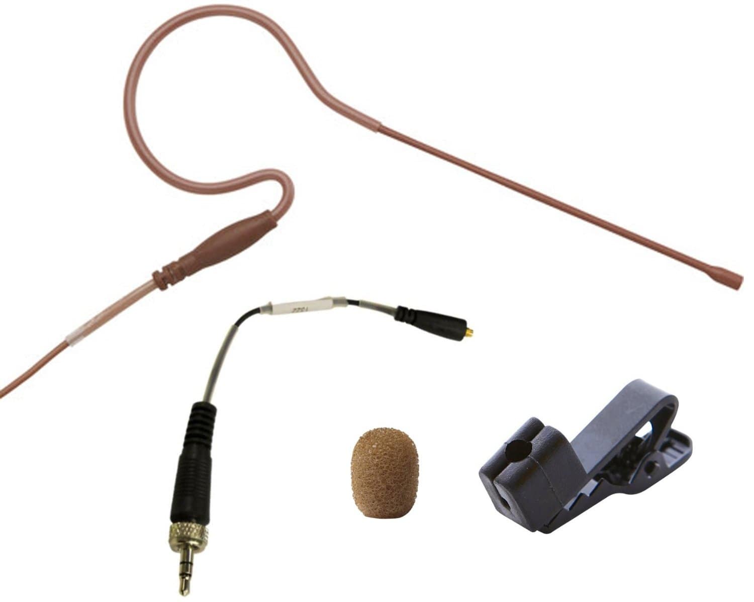 Point Source Audio CO-8WS-XSE SERIES8 Omni Earworn Microphone for Sennheiser - Brown - PSSL ProSound and Stage Lighting