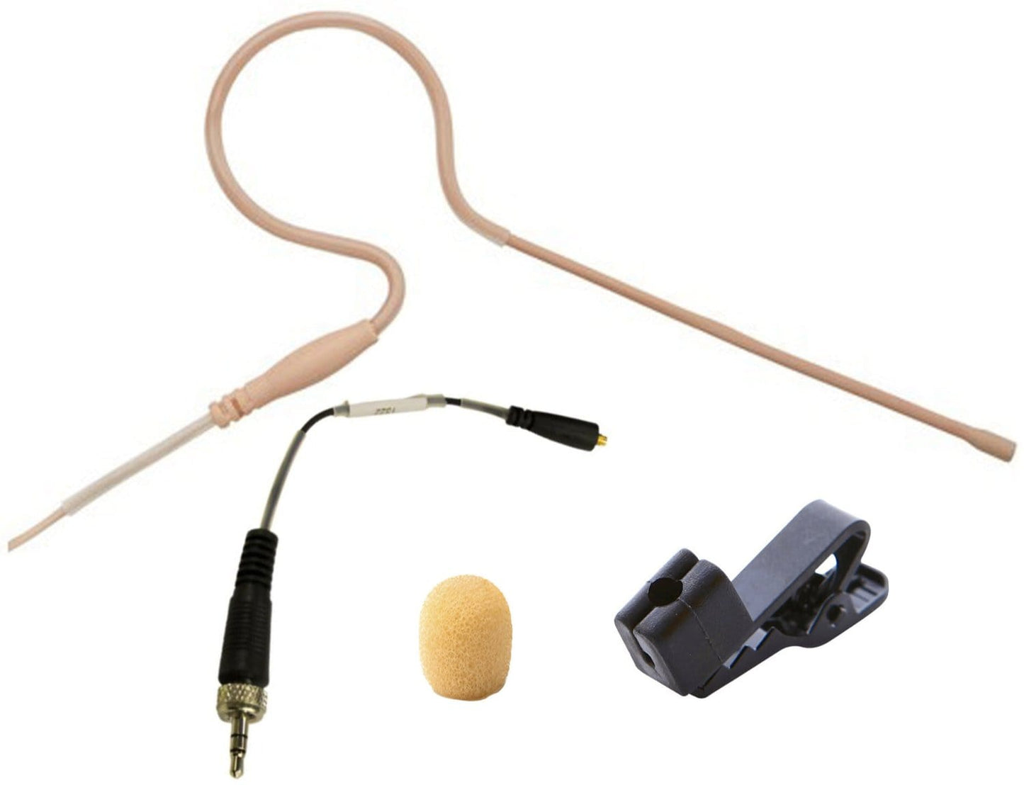 Point Source Audio CO-8WS-XSH SERIES8 Omni Earworn Microphone for Shure - Beige - PSSL ProSound and Stage Lighting