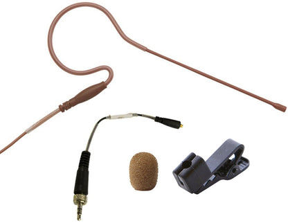 Point Source Audio CO-8WS-XSH SERIES8 Omni Earworn Microphone for Shure - Brown - PSSL ProSound and Stage Lighting