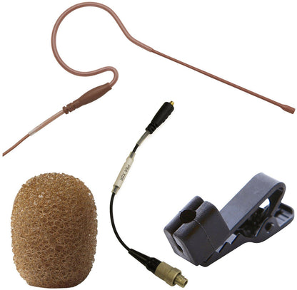 Point Source Audio CO-8WS-XSK SERIES8 Omni Earworn Microphone for Sennheiser SK - Brown - PSSL ProSound and Stage Lighting