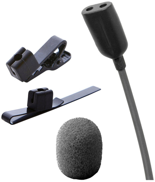 Point Source Audio CO2-8WL-XSE CONFIDENCE Omni Dual Lavalier Microphone for Sennheiser - Black - PSSL ProSound and Stage Lighting