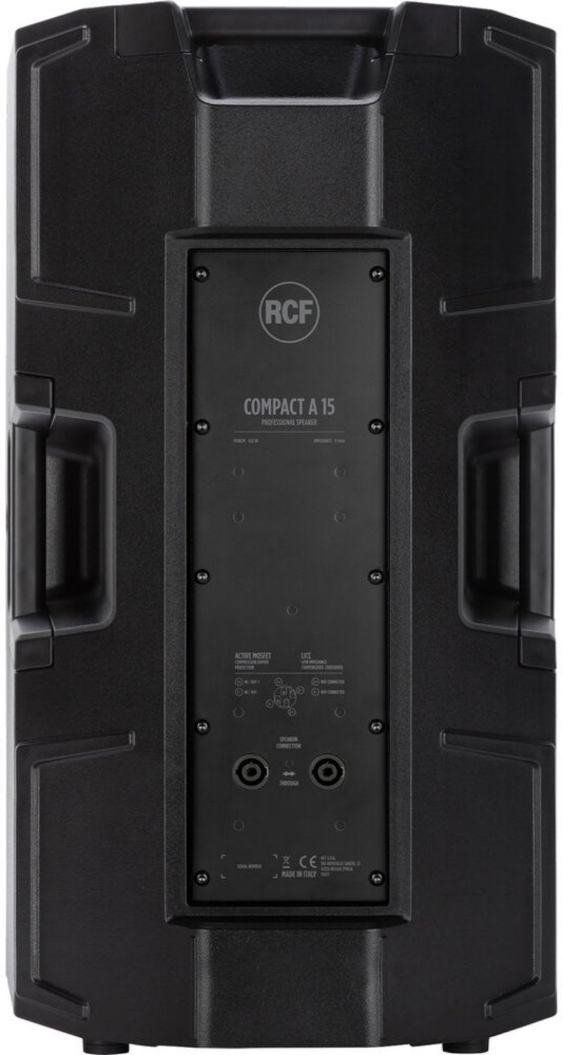 RCF COMPACT A 15 Passive 15 Inch 2-Way Speaker - 450 Watt - Black - PSSL ProSound and Stage Lighting