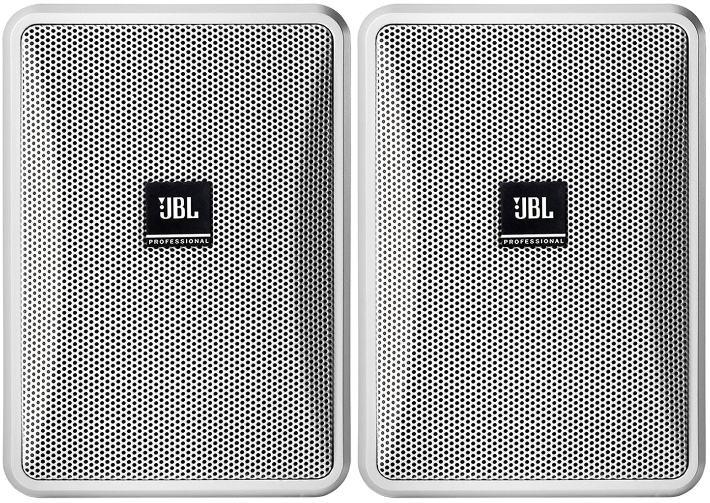 JBL CONTROL 23-1-WH Surface-Mount Speaker Pair - White - PSSL ProSound and Stage Lighting