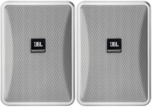 JBL CONTROL 23-1-WH Surface-Mount Speaker Pair - White - PSSL ProSound and Stage Lighting