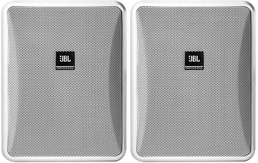 JBL CONTROL 25-1-WH 5.25-Inch Invisiball Installation System Surface Mount Speaker Pair - White - PSSL ProSound and Stage Lighting