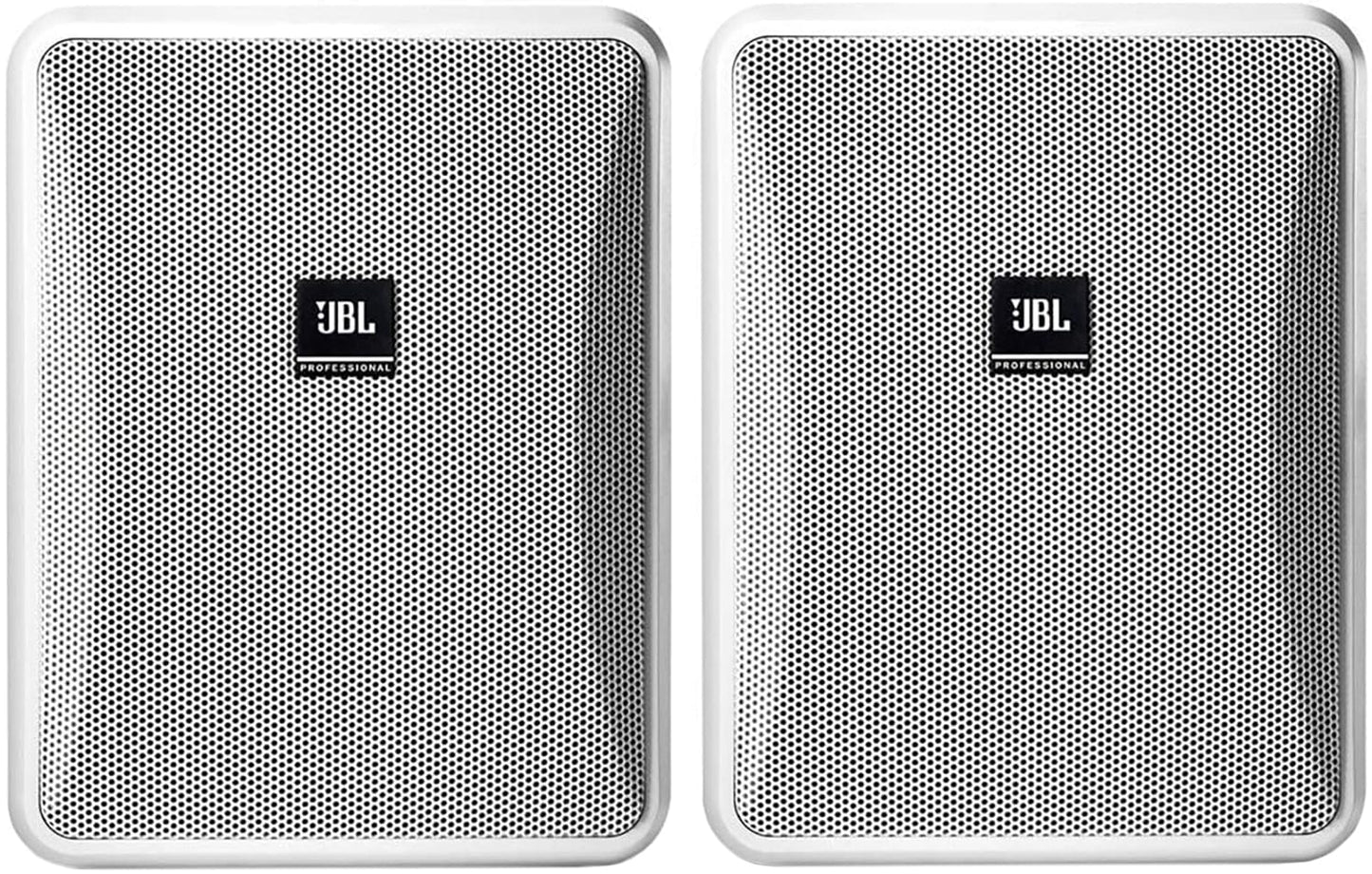 JBL CONTROL 25-1L-WH 2-Way 5-Inch Surface-Mount Speaker Pair - White - PSSL ProSound and Stage Lighting