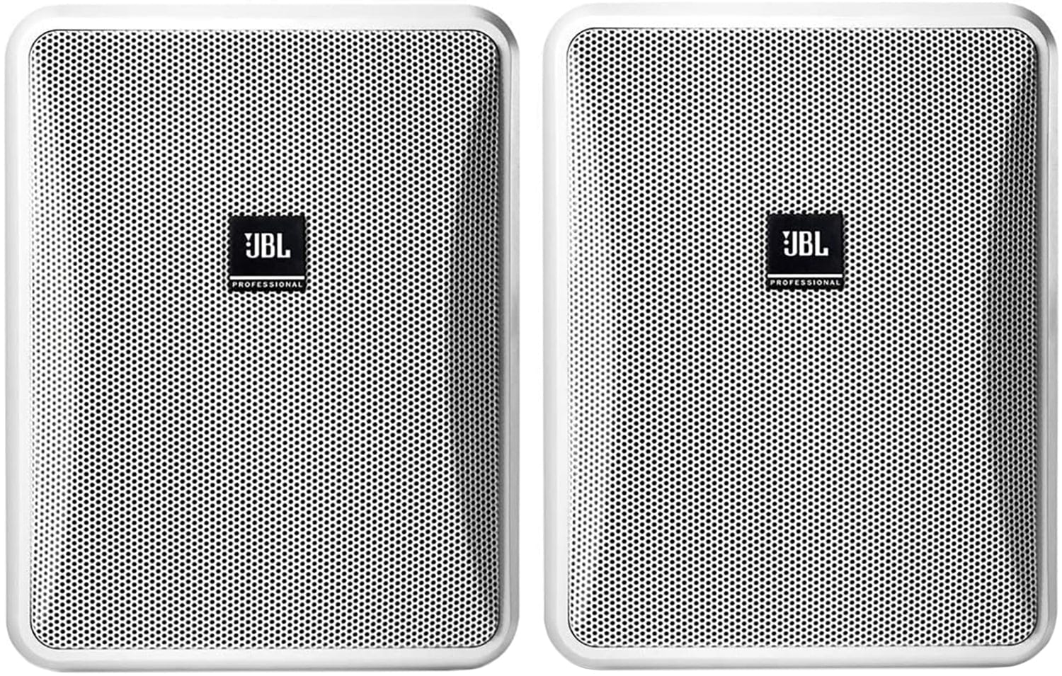 JBL CONTROL 25-1L-WH 2-Way 5-Inch Surface-Mount Speaker Pair - White - PSSL ProSound and Stage Lighting