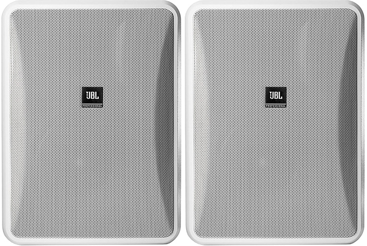 JBL Control 28-1-WH 8-Inch 2-Way Indoor Outdoor Speaker Pair - White - PSSL ProSound and Stage Lighting