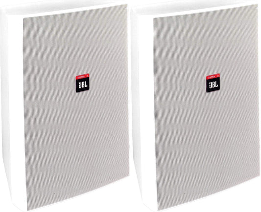 JBL CONTROL-28T-60-W 8-Inch Speaker with Xformer Pair - White - Solotech