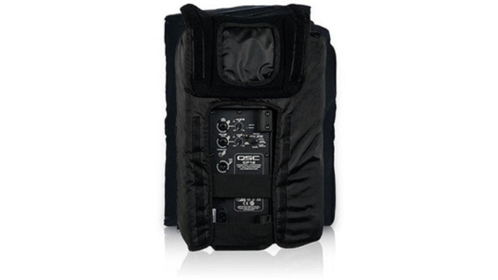 QSC CP12 OUTDOOR COVER Nylon fabric and mesh cover for temporary outdoor use of CP12 in adverse weather.