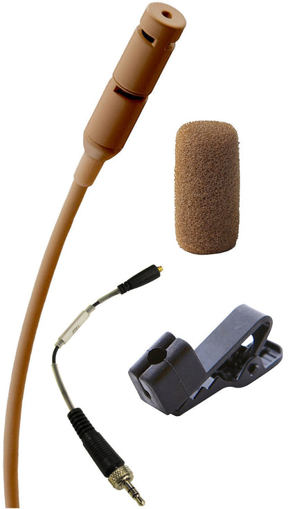 Point Source Audio CR-8L-XSE SERIES8 Cardioid Lavalier Microphone for Sennheiser - Brown - PSSL ProSound and Stage Lighting