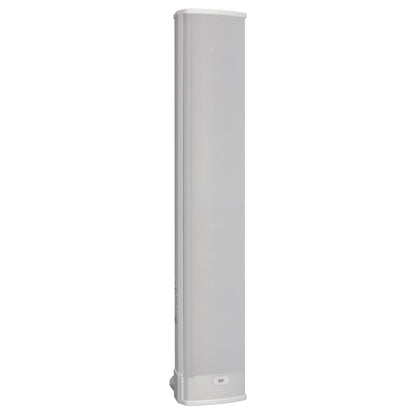 RCF CS 6520EN 5" Transducers 2 Way Sound Column, Alumin, 20W, 70-100V White, IP 66 - EN54-24