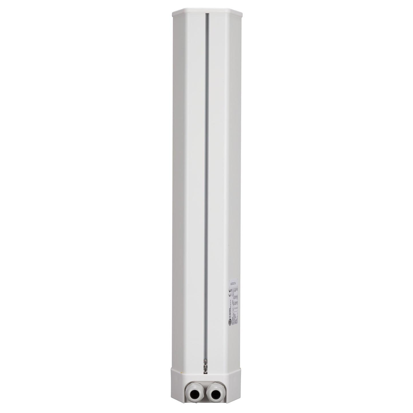 RCF CS 6520EN 5" Transducers 2 Way Sound Column, Alumin, 20W, 70-100V White, IP 66 - EN54-24