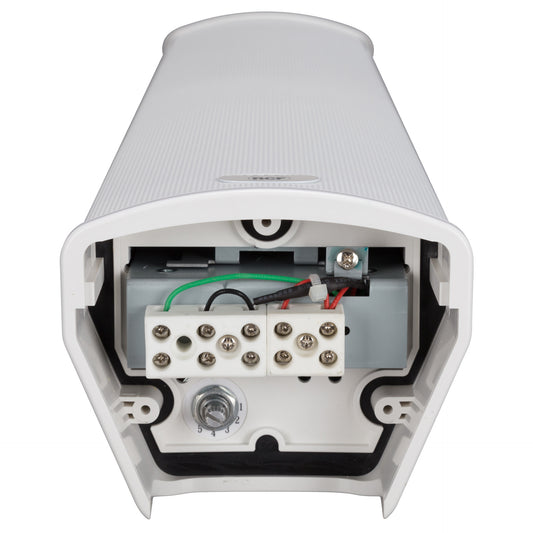 RCF CS 6520EN 5" Transducers 2 Way Sound Column, Alumin, 20W, 70-100V White, IP 66 - EN54-24