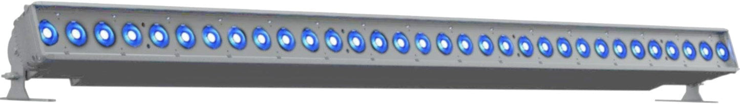 ETC CSLINEAR4DB-5 ColorSource Linear 4 Deep Blue with 5-Pin DMX/XLR and Edison Plug - Silver - PSSL ProSound and Stage Lighting