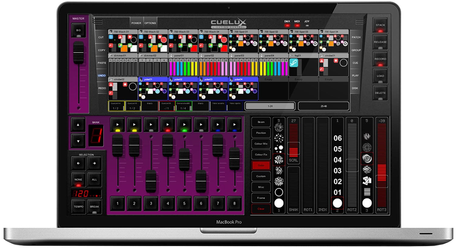 Antari Cuelux2 DMX Control Software and Interface for MAC and