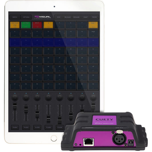 Antari Cuety LPU-2 2-Universe DMX Control Software and Interface - iOS and Android - PSSL ProSound and Stage Lighting