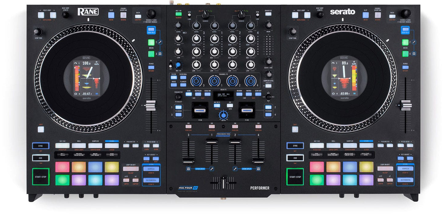 RANE PERFORMER 4-Channel Motorized DJ Controller with Stems