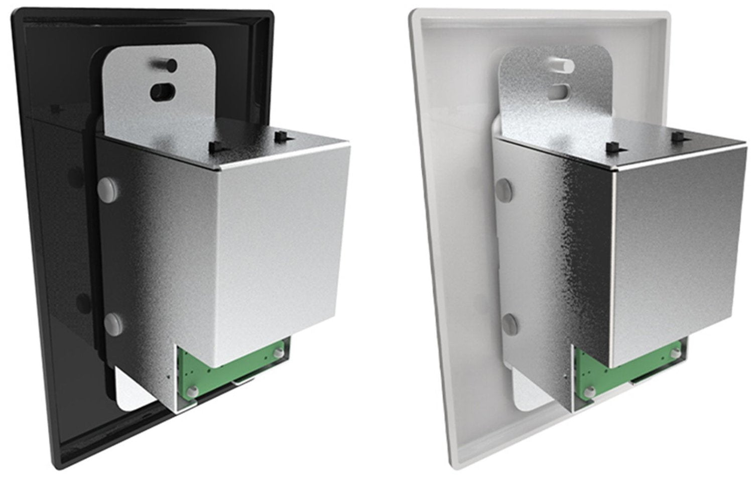 Q-SYS D2I Single Gang Wall Plates with 2 Mic/Line Inputs (Includes Black and White Faceplates) - PSSL ProSound and Stage Lighting