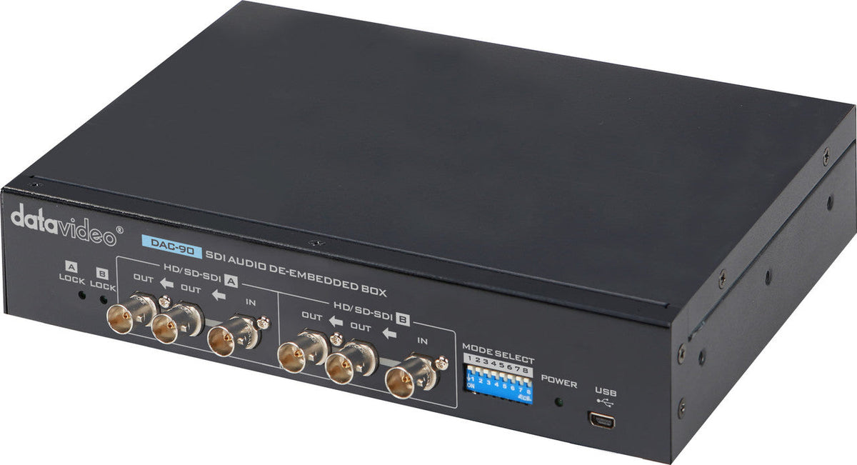 Datavideo DAC-90 HD/SD-SDI Audio De-Embedder.