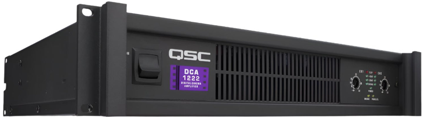 Q-SYS DCA1222 2-Channel Digital Cinema Audio Amplifier - PSSL ProSound and Stage Lighting