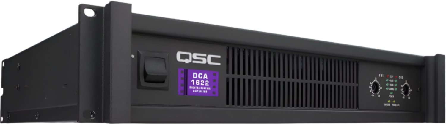 Q-SYS DCA1622 2-Channel Digital Cinema Audio Amplifier - PSSL ProSound and Stage Lighting