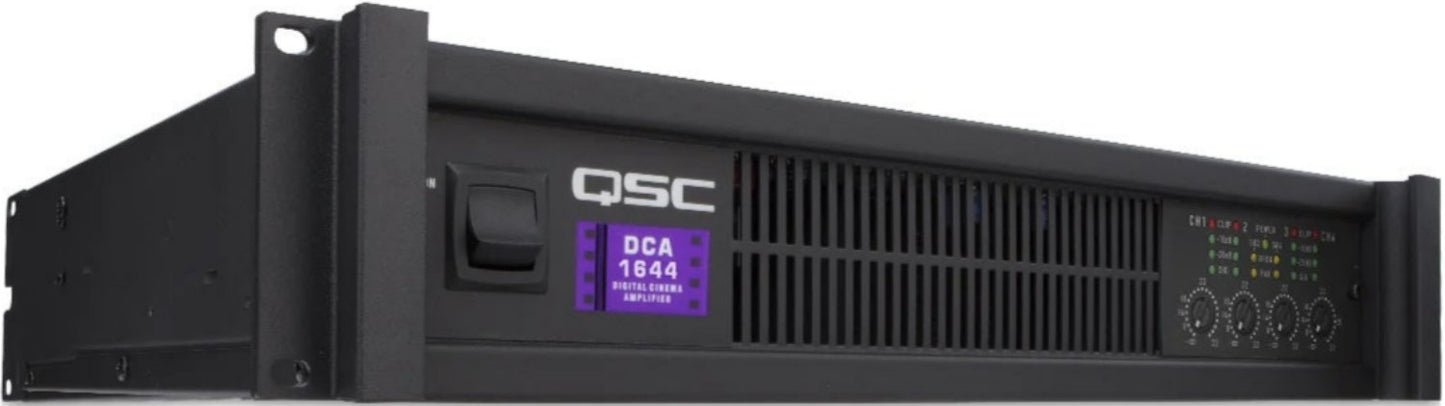 Q-SYS DCA1644 4-Channel Digital Cinema Audio Amplifier - PSSL ProSound and Stage Lighting