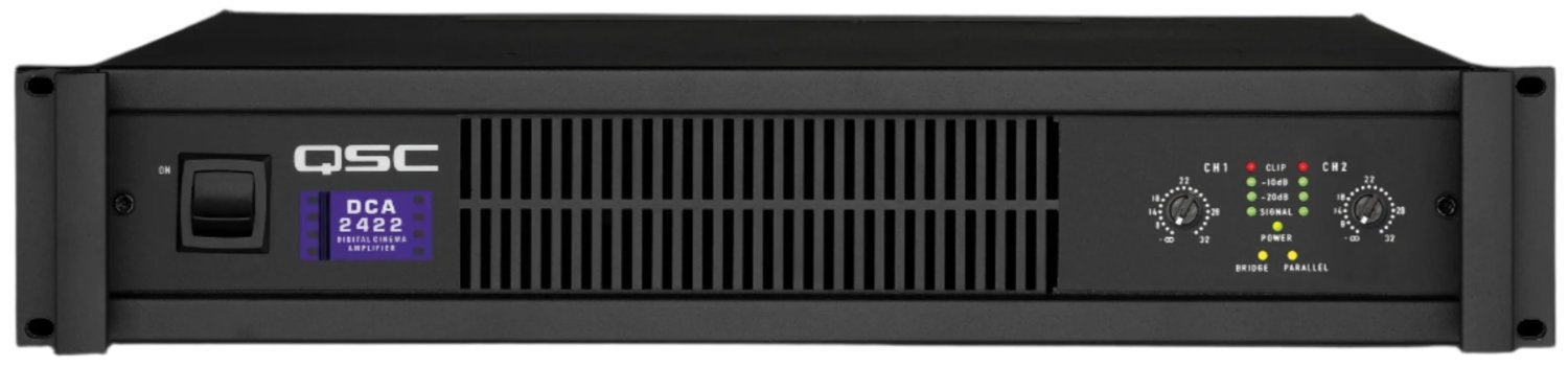 Q-SYS DCA3022 2-Channel Digital Cinema Audio Amplifier - PSSL ProSound and Stage Lighting