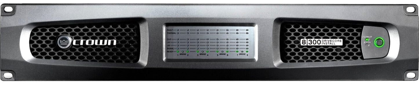 Crown DCi 8 300 DriveCore Install 8-Channel 300 Watt Amplifier - PSSL ProSound and Stage Lighting