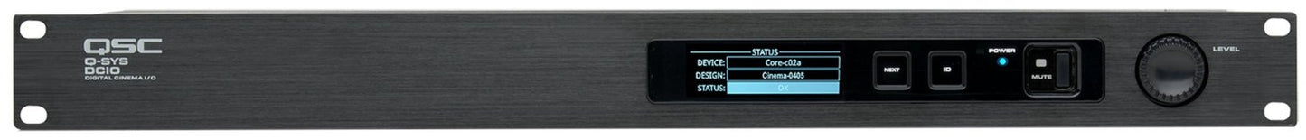 Q-SYS DCIO-H Digital Cinema Input/Output Processor for Q-SYS - PSSL ProSound and Stage Lighting