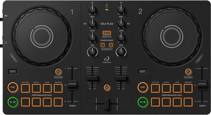 Alpha Theta DDJ-FLX2 Ultracompact 2-Channel Entry Level DJ Controller