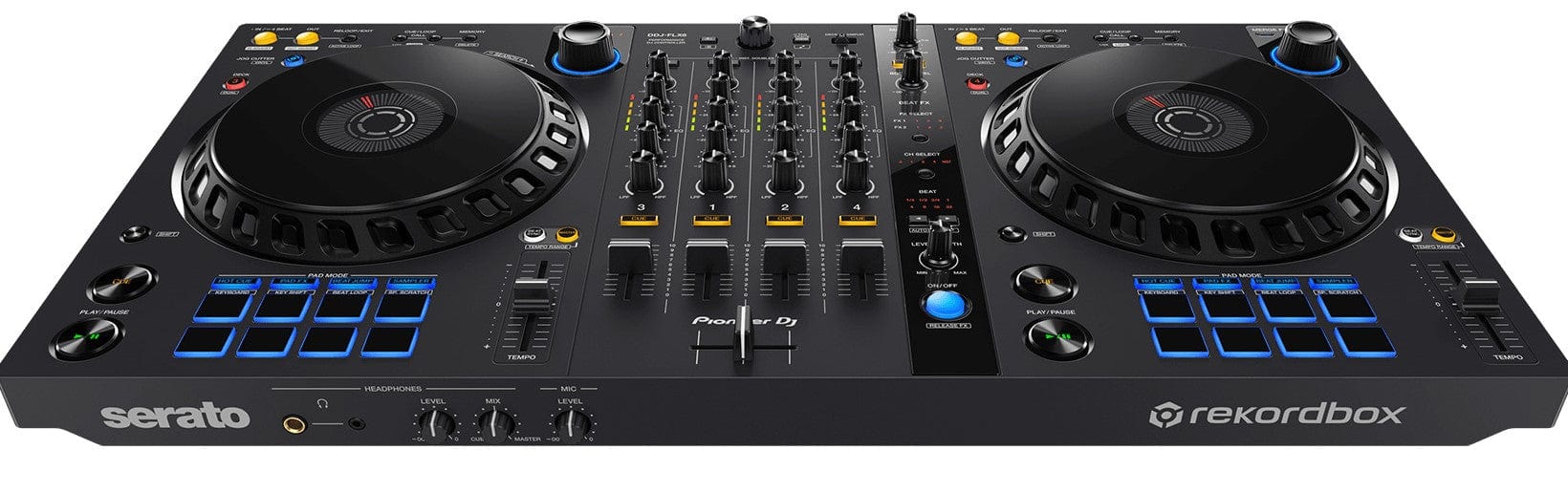 Pioneer DJ DDJ-FLX6GT DJ Controller With Solena Road Bag - PSSL ProSound and Stage Lighting