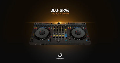 AlphaTheta DJ DDJ-GRV6 4-Channel DJ Controller - Compatible with Rekordbox and Serato DJ Pro - Solotech