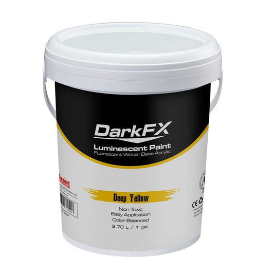 Antari DFX-VL1GL-DYL DarkFX UV Paint - Deep Yellow - 1 Gallon