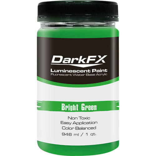 Antari DFX-VL1QT-BGN DarkFX UV Paint - Bright Green - 1 Quart