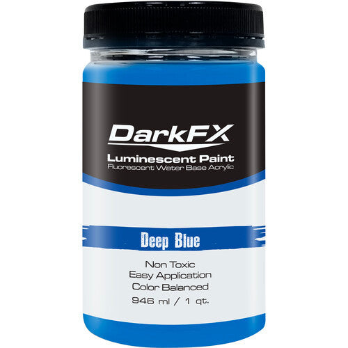 Antari DFX-VL1QT-DBL DarkFX UV Paint - Deep Blue - 1 Quart