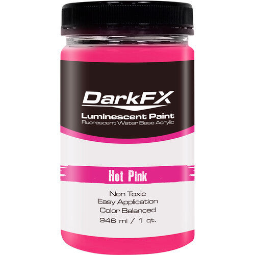 Antari DFX-VL1QT-HPK DarkFX UV Paint - Hot Pink - 1 Quart