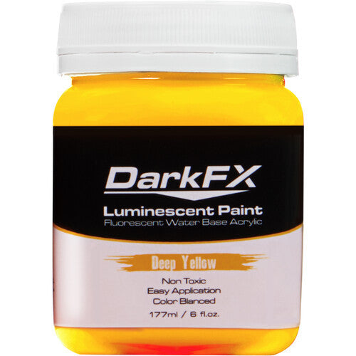 Antari DFX-VL6OZ-DYL DarkFX UV Paint - Deep Yellow - 6 Ounce