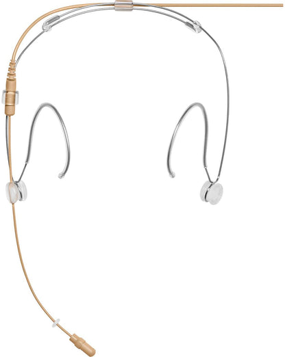 Shure DH5T/O-MTQG DuraPlex Omnidirectional Subminiature Headset Microphone - MTQG Plug - Tan - PSSL ProSound and Stage Lighting