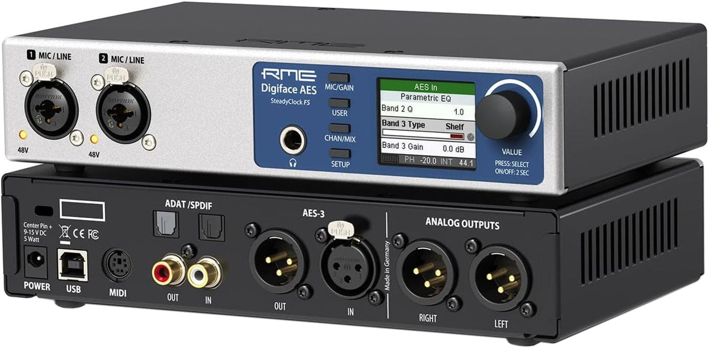 RME DIGIFACE-AES 24 Bit/192 kHz USB Interface with AES/EBU/SPDIF/ADAT/Analog I/O - PSSL ProSound and Stage Lighting