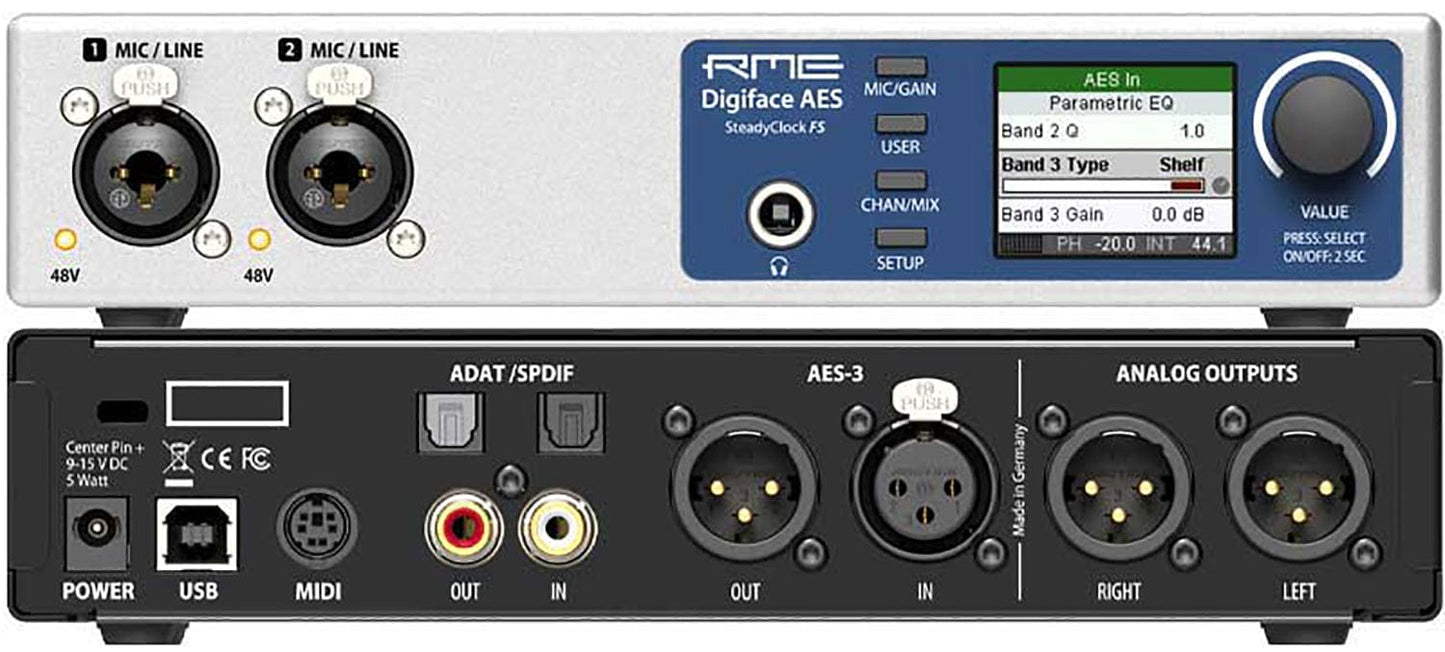 RME DIGIFACE-AES 24 Bit/192 kHz USB Interface with AES/EBU/SPDIF/ADAT/Analog I/O - PSSL ProSound and Stage Lighting