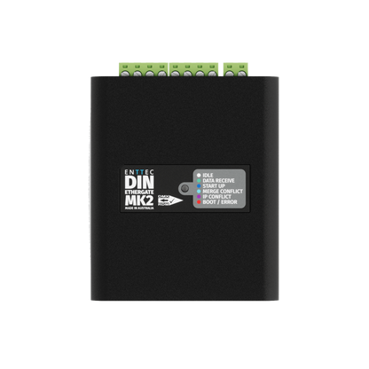 Crestron DIN-SACN-DMX ENTTEC DIN Ethergate Mk2 – Ethernet to DMX Converter
