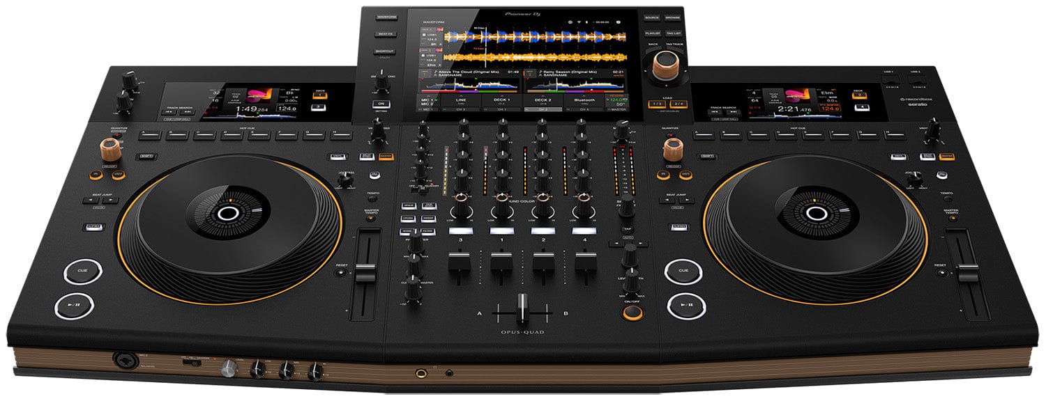 Pioneer DJ Opus Quad 4-Channel DJ Controller with Odyssey Road Case Bundle - PSSL ProSound and Stage Lighting