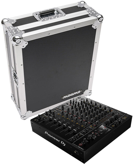 Pioneer DJ DJM-V10 6-Channel Professional DJ Mixer with MGA41025 Road Case Bundle - PSSL ProSound and Stage Lighting