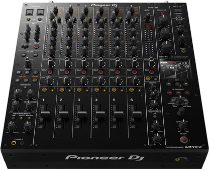 Pioneer DJ DJM-V10 6-Channel Professional DJ Mixer with MGA41025 Road Case Bundle - PSSL ProSound and Stage Lighting